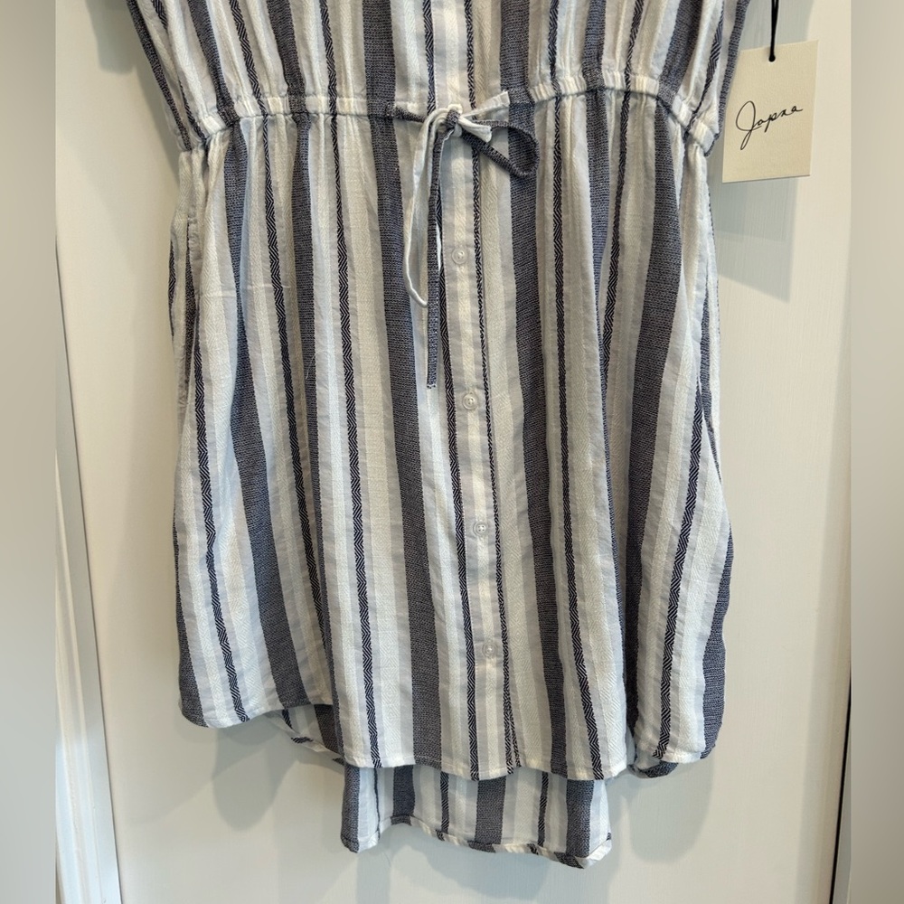 Japna lightweight striped shirt dress. New with tags. Size L. - Picture 3 of 7